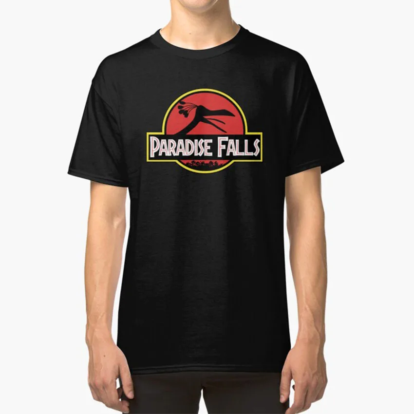 Paradise Falls T - Shirt Up Paradise Falls Kevin Pixar Mashup Parody