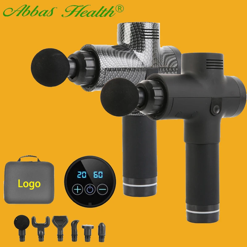 Photo Product AbbasHealth Big USB Fascia Massage Gun Muscle massager Gun Deep Tissue Sport Therapy Muscle Relax Pain Relief Fitness Equipment