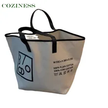 Bolso de hombro de alta capacidad, bolsa de pañales con estampado de letras, bolsillo abierto, minimalista, de moda, novedad, gran oferta