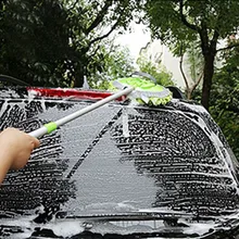 

Long Handle Car Wash Mop Microfiber Mitt Mop Scratch Supplies Telescopic