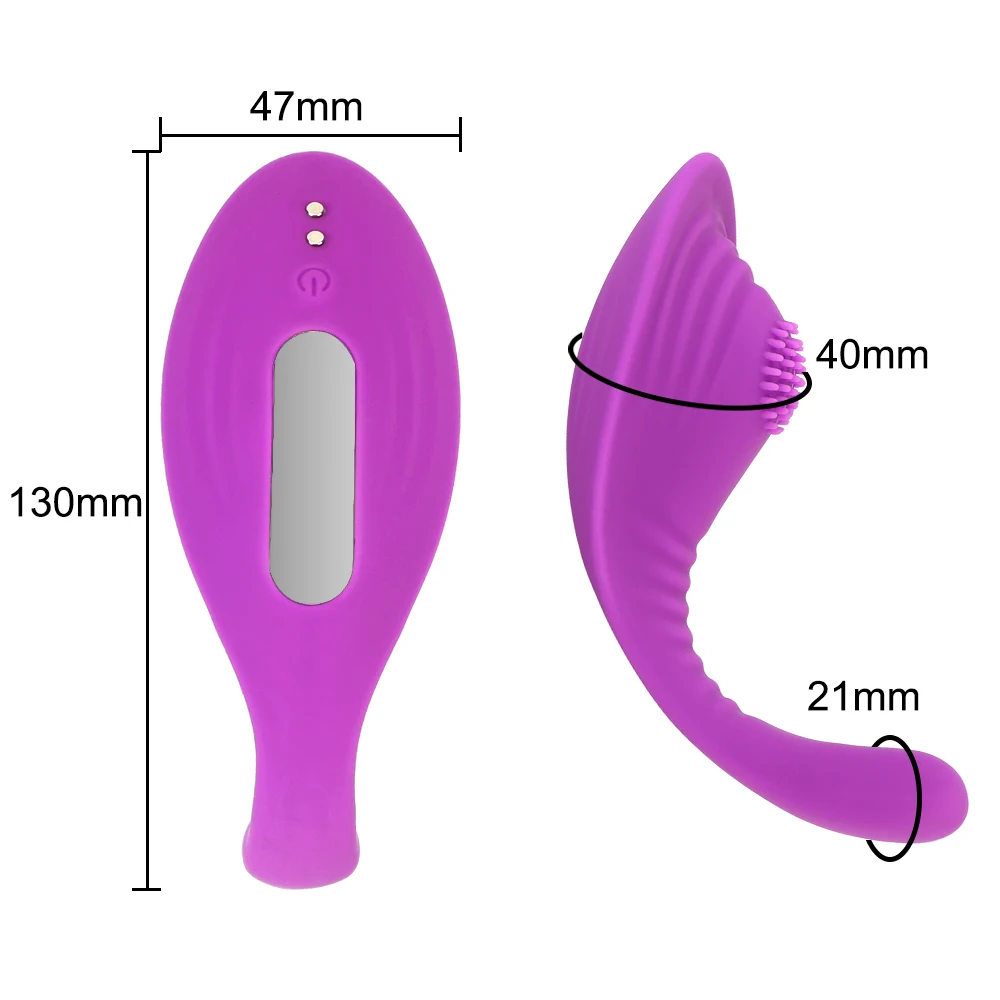 Wireless Remote Control Panty Vibrator Invisible Clitoris Stimulator_voghion.com
