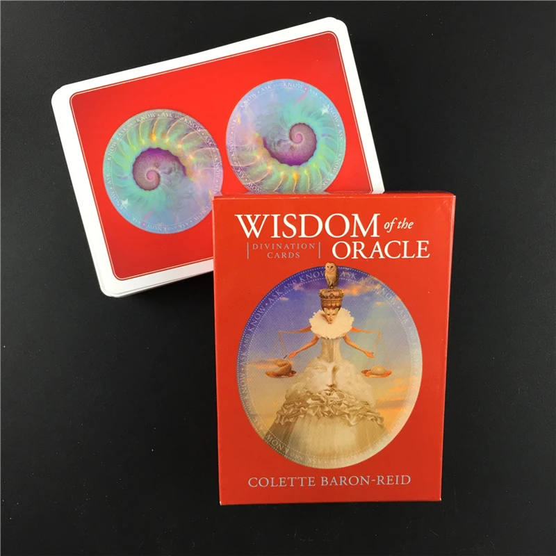 Карты Wisdom с изображением оракла настольная колода полным английским Таро