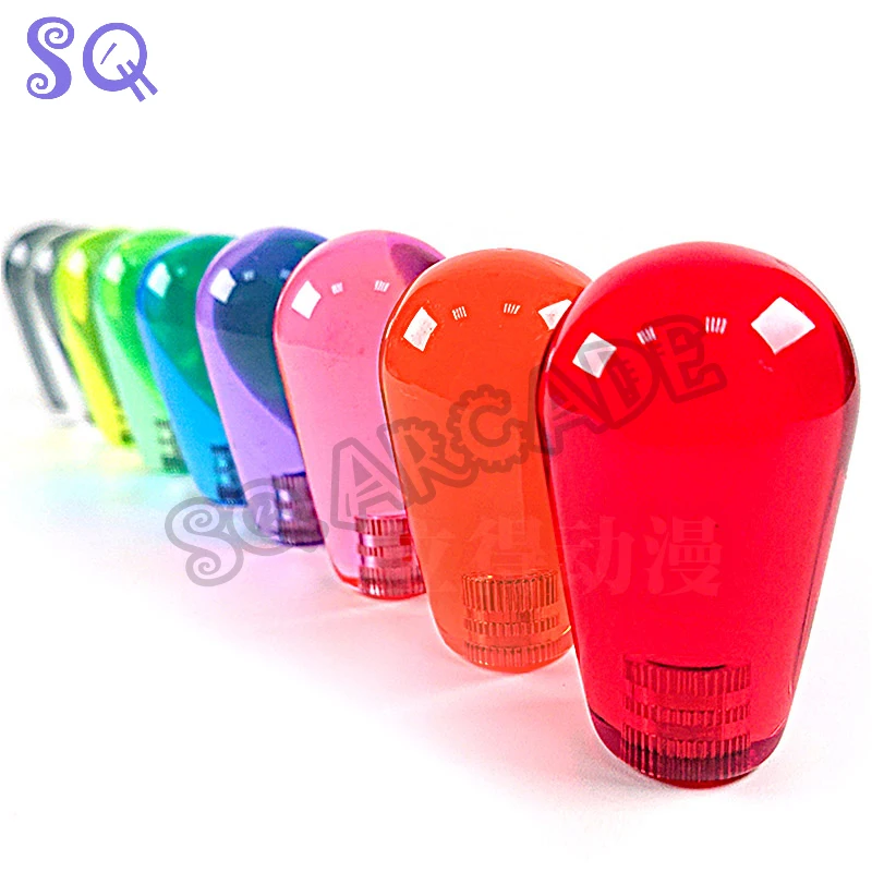 Originale Sanwa Arcade Stick Ovale Crystal Rocker Ball Per Zippy 5P/Mirco Switch Joystick Gradient Multicolor Pandora Console Part