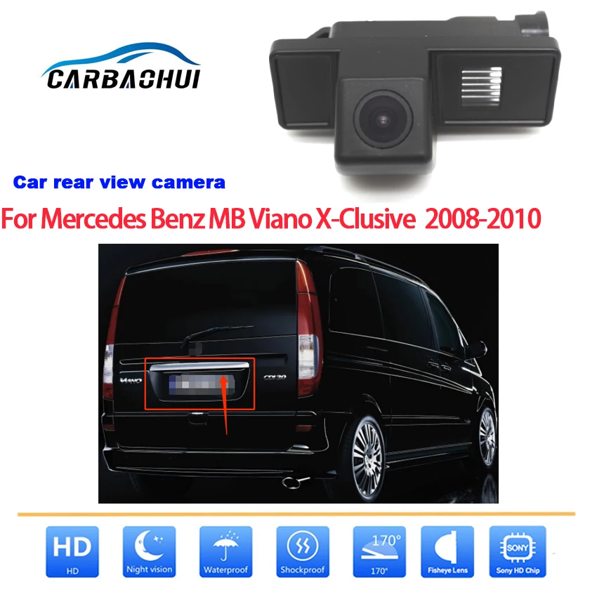 Автомобильная камера заднего вида для Mercedes Benz Viano X-Clusive 2008 2009 ~ 2019 ночное видение