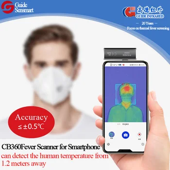 

Temperature Measurement Thermal Camera for Mobile Phone IOS/Android Infrared Fever Screening Scanner with Sound Alarm Function