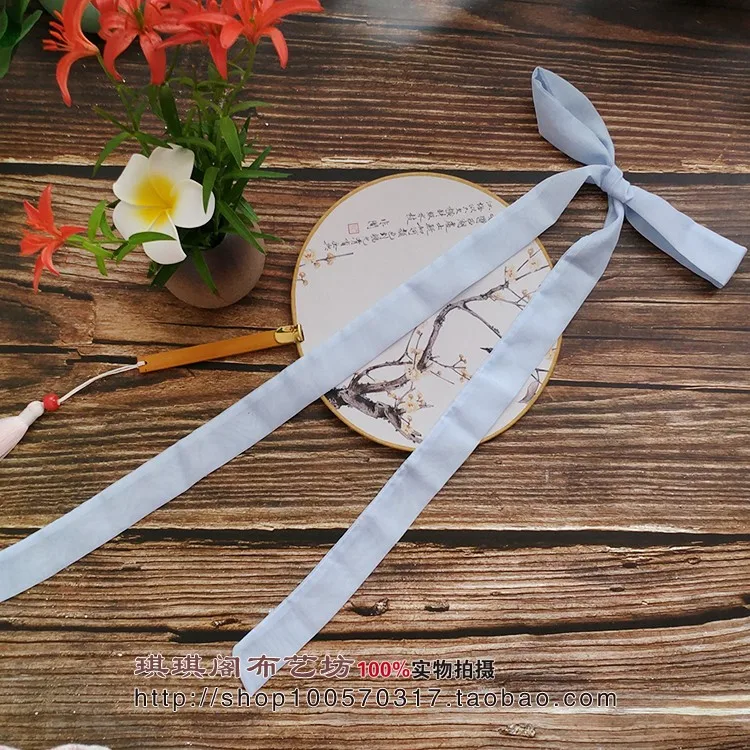 Hanfu повязка для волос древняя стильная повязка на голову кисточка стример сплошной цвет супер фея для мужчин и женщин повязка для волос вытирая аксессуары для волос