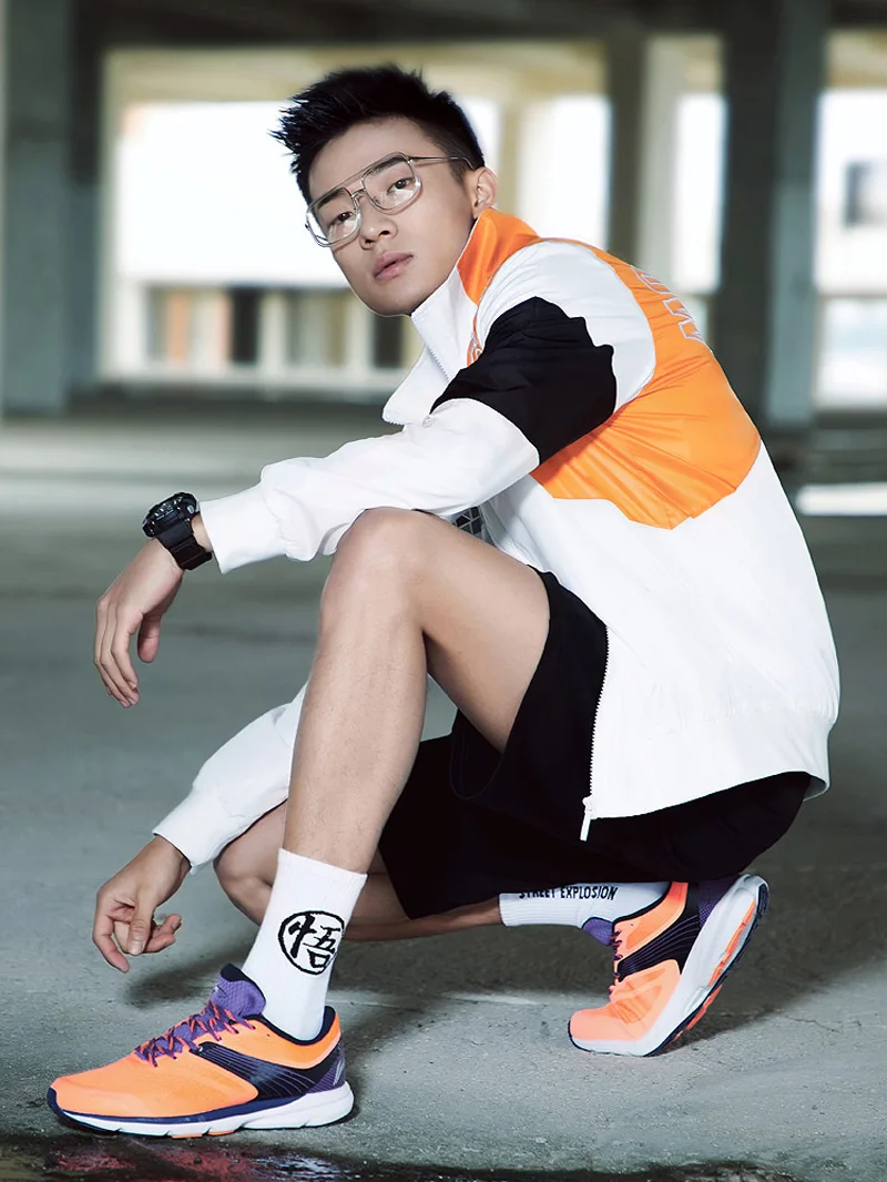 Li-Ning/мужские кроссовки ROUGE RABBIT, кроссовки без чипа, амортизация, дышащая подкладка, удобная спортивная обувь, ARBK079 XYP391