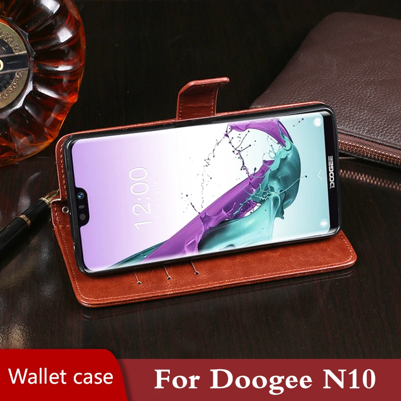 Чехол-Кошелек на Doogee N10, кожаный чехол-книжка, противоударный Магнитный защитный чехол для телефона, Для Doogee N10 Y7, чехол, оболочка, funda