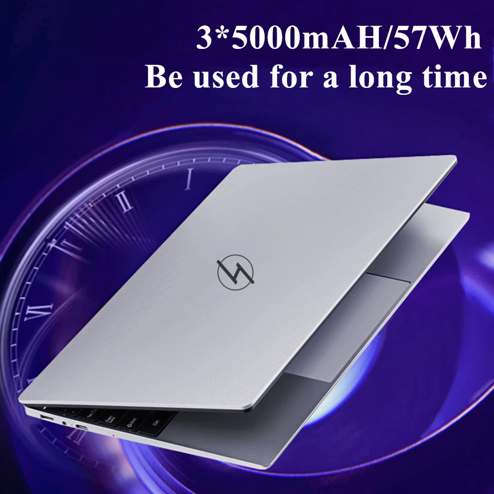 LHMZNIY 15.6 inch I7-4th CPU Intel HD GPU Gaming Laptop 8GB RAM 512GB SSD Win10 Dual Band WIFI 1920*1080P IPS Notebook Computer