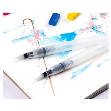 6 шт водостойкая кисть многоразовая ручка водостойкая цветная рисовальная художественная поставка водная Цветная кисть для рисования ручки суб