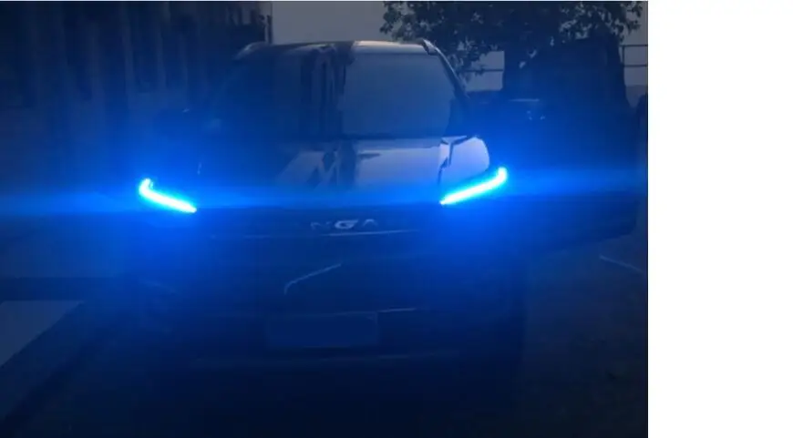 Год фары для ChangAn CS55 дневного света sagitar Автомобильные аксессуары светодиодный DRL фары для ChangAn CS55 противотуманные фары