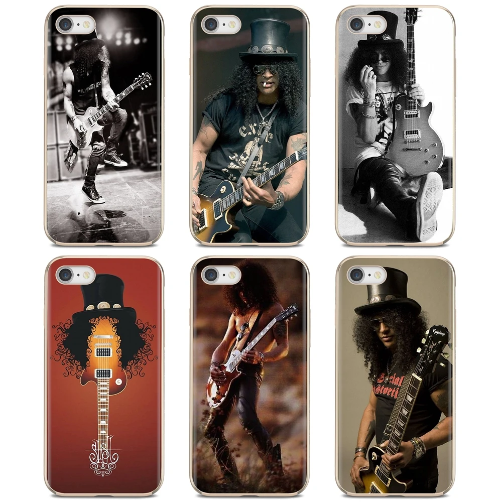 Мягкий чехол Pepe Le Pew Slash для гитар Guns n Roses Xiaomi Mi5 Mi5S Mi6 Mi3 Mi4 Mi4i Mi4C Redmi Note 2 3 3S 5 5A 6 6A Pro |
