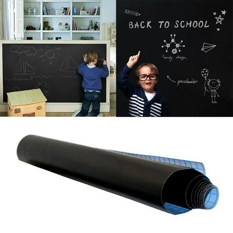 45 X 100cm Kids Chalkboard Removable Wall Sticker Decal Children Blackboard Label For Gift |