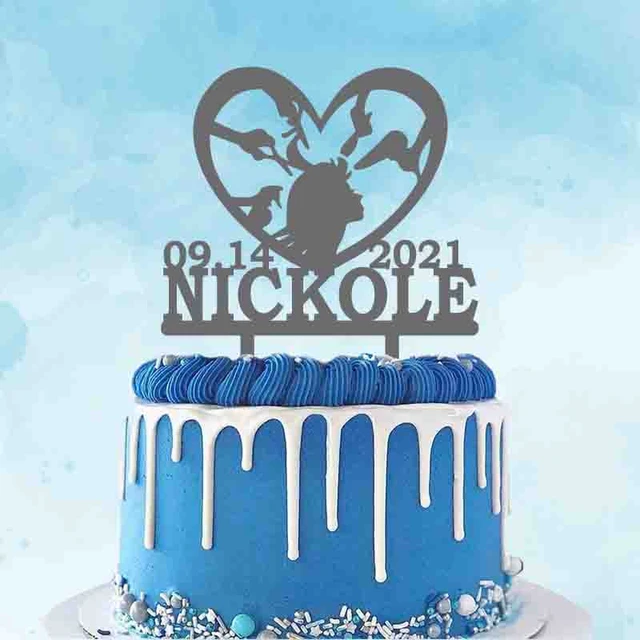 Personalized Anime Cake Topper