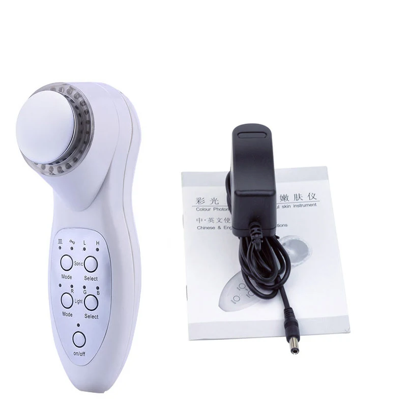

3MH 7 Colors LED Photon Ultrasonic Lifting Face Lift Skin Cleaner Wrinkle Remover Anti Aging Ultrasound Facial Beauty Massager42