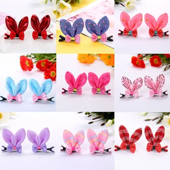 

20PCS Choose Style Pet Dog Puppy Cat Hair Clips Girls Baby Hairpins Rabbit/Bunny Ears Clips Dog Hair Accessories
