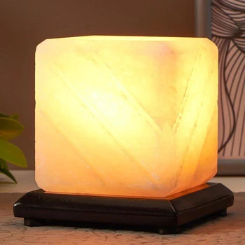 

Salt Lamp with dimmer "cube-aroma" E14 15 W 1-2 kg white salt 11x11x12 5217057