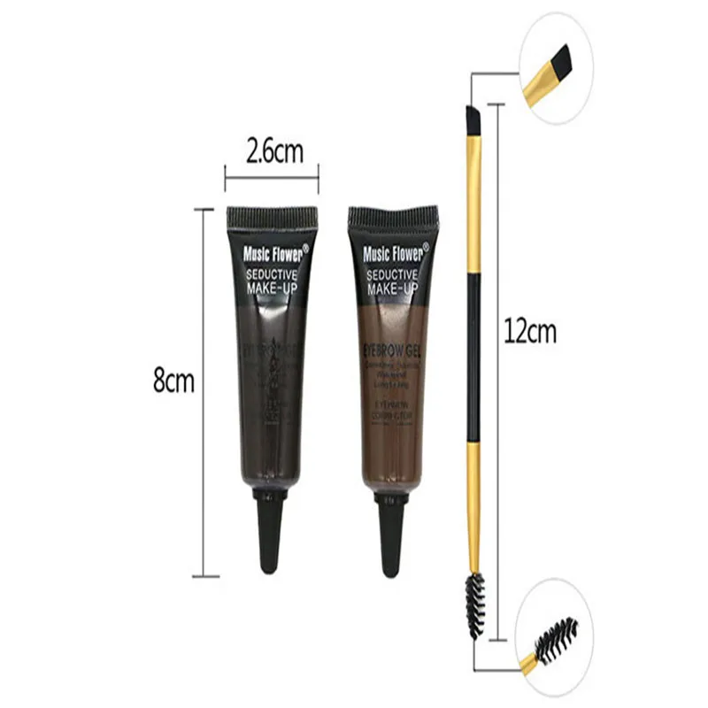 1set Waterproof Eyebrow Gel Long-lasting Makeup Tint Henna Eye Brow Tattoo Cream Enhancer Cosmetic Makeup Tools Music Flower 1set Waterproof Eyebrow Gel Long-lasting Makeup Tint Henna Eye Brow Tattoo Cream Enhancer Cosmetic Makeup Tools Music Flower