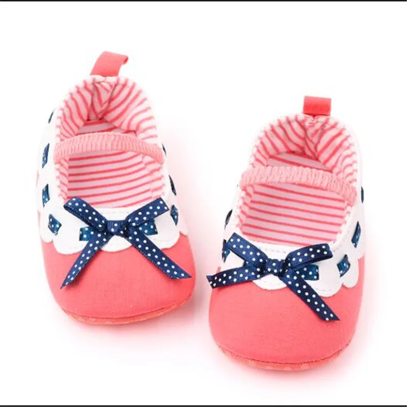 Cute Bowknot Baby Shoes infants Girls First Walkers Soft Sole Toddler Crib Shoes Toddlers Girls Princess Shoes