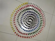 Doki juguete 240 unids/set arco iris de madera dominó juguete de niños bebé juego de dominó educativos bloques de construcción de madera Natural, Juguetes