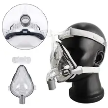 F1B CPAP маска Универсальный респиратор полная маска для лица с бесплатным головным убором Авто CPAP BiPAP респиратор храп терапия интерфейс s m l
