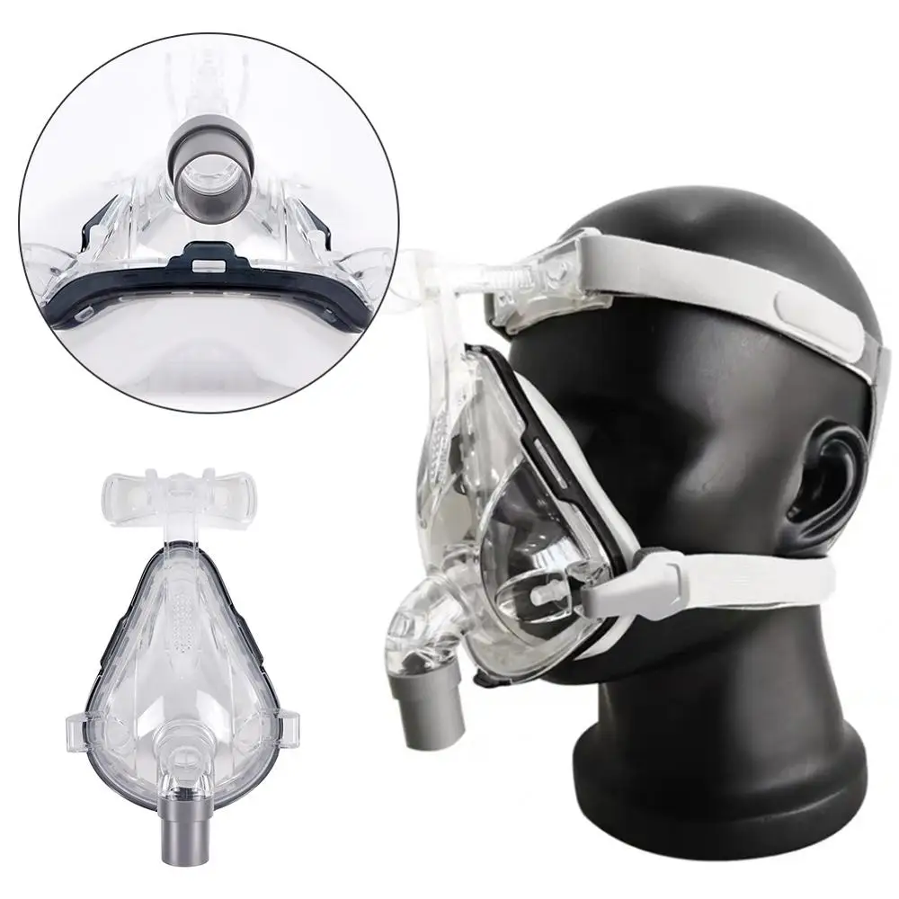 

F1B Respirator Universal Full Face CPAP Mask Mask With Free Headgear Auto CPAP BiPAP Respirator Snoring Therapy Interface S M L