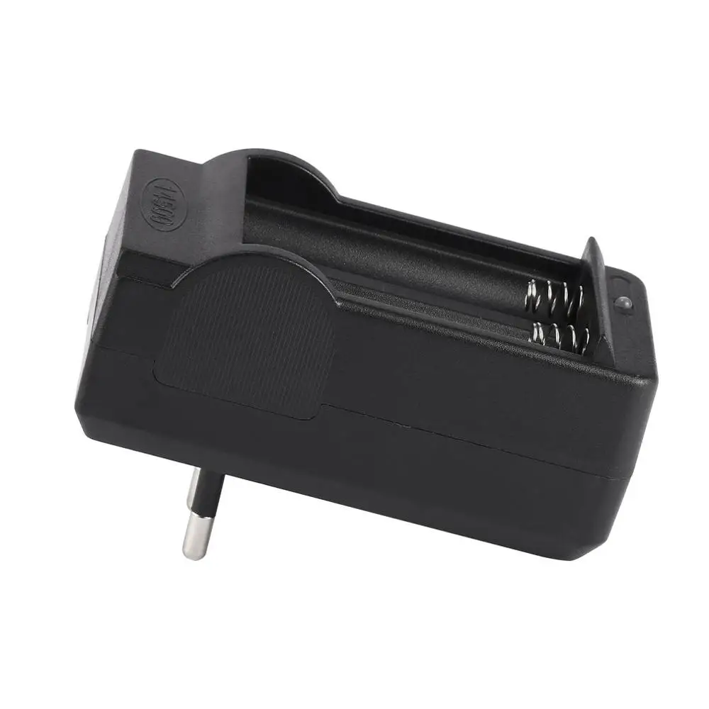 

14500 Battery Charger Double Charging Ports Black EU/US Plug Travel Charger Quick Charge Compatible Phone Charger