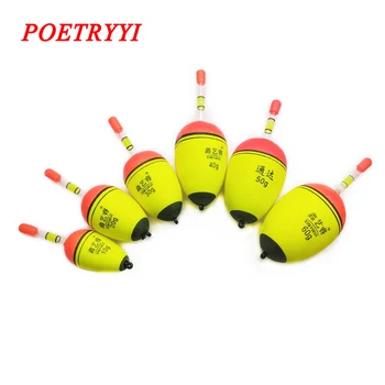 

1Pcs Fishing Float High Quality EVA Luminous Float Fish Bait for Sea Fishing Carp Fishing Tackle Accessories Plastic 30