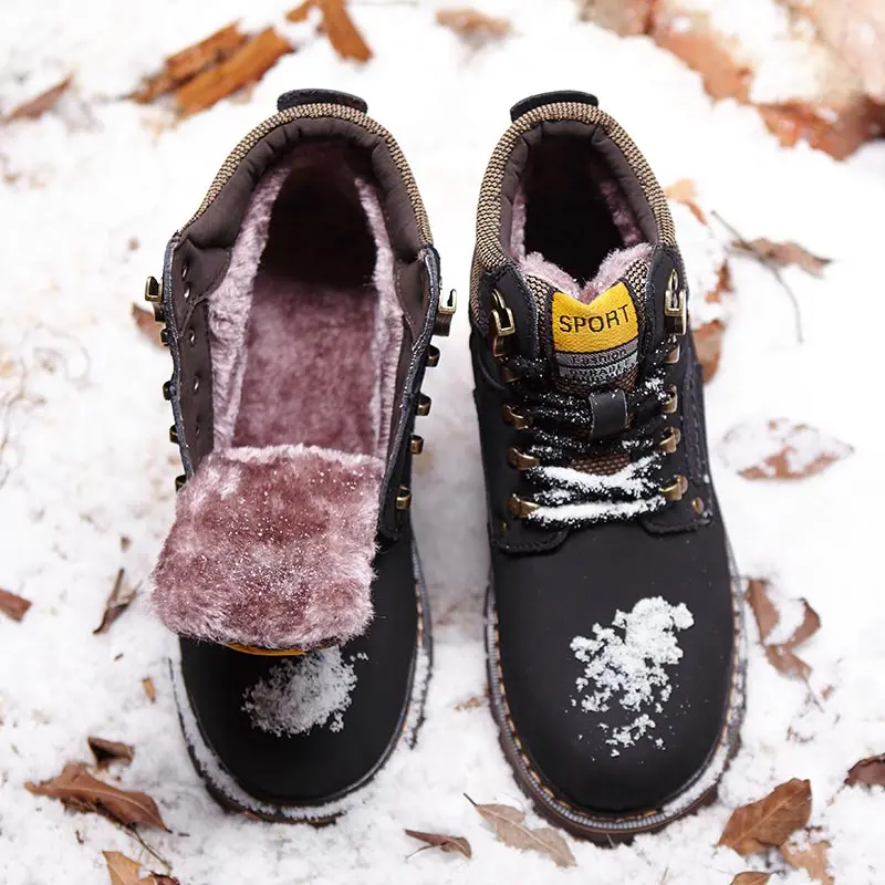 Yellow Cat Leather Ankle Boots Men Timber Men Casual Shoes 2019 land Work Boots Men Waterproof Bot Men Winter Shoes Big Size