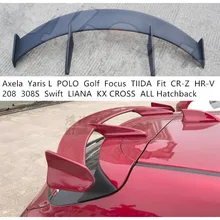 Спойлер для Axela Yaris L POLO Golf Focus TIIDA Fit CR-Z HR-V 208 308S Swift LIANA KX CROSS все хэтчбек крыло выступ спойлеры