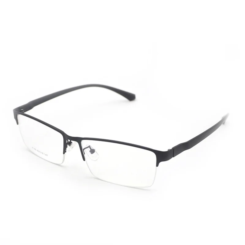 

Business Half Frame Glasses Men Retro Glasses Men Myopia Metal Half Frame Glasses