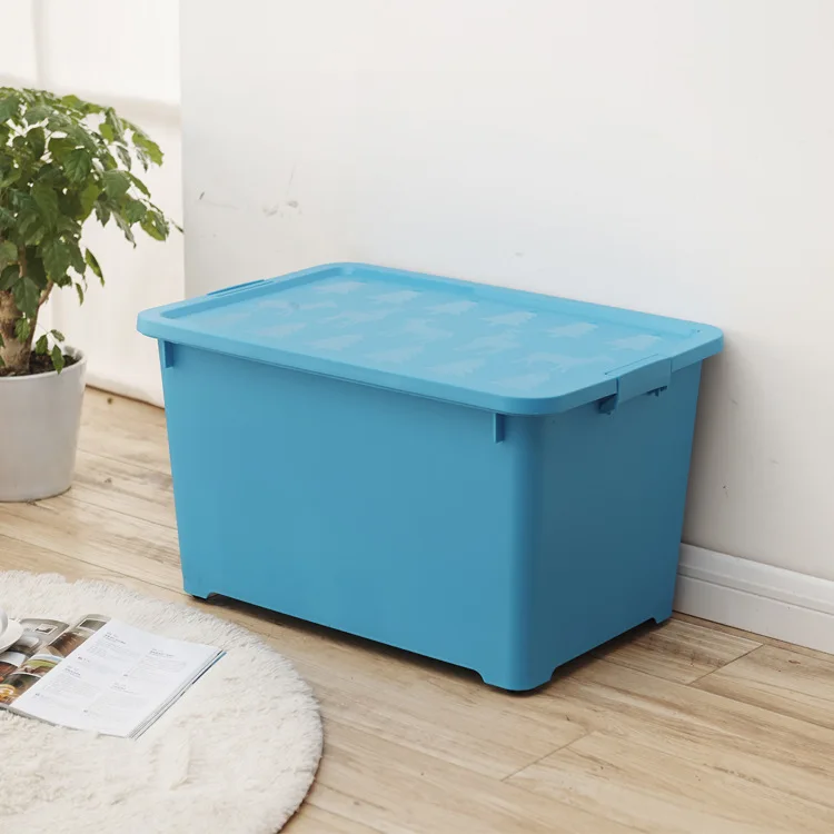 

Thick Plastic Storage Box Large Size Pulley Household Products Storage Box Children Toy Clothes Storage Box Finishing Box