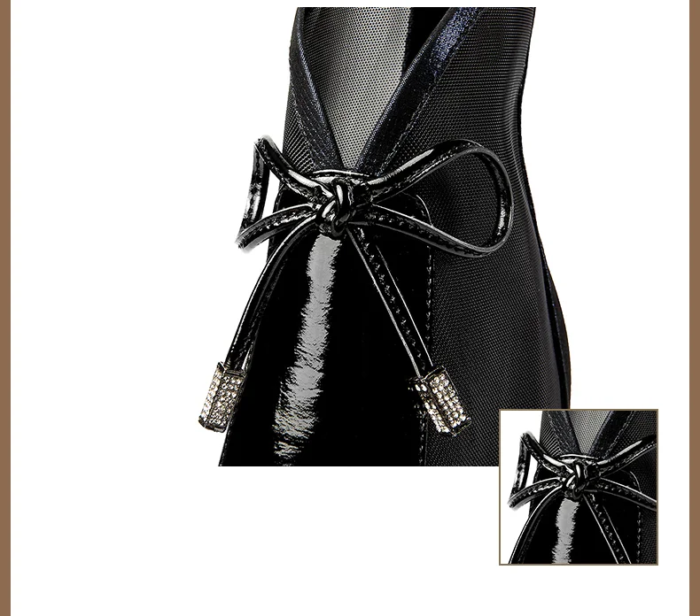 Г., модные сетчатые женские Босоножки с открытым носком летние туфли на высоком толстом каблуке черного цвета