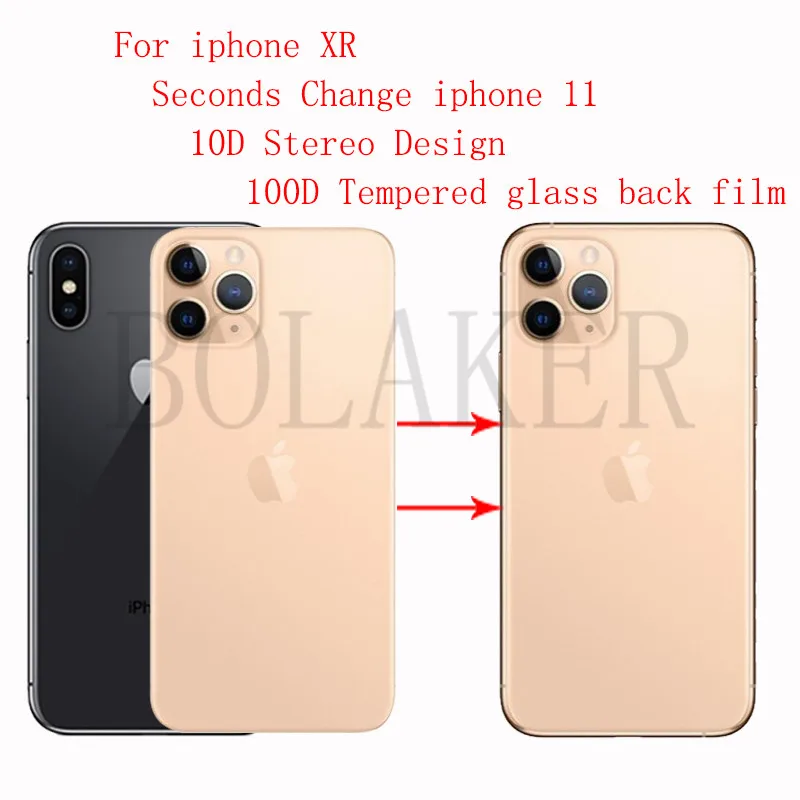 Защитная кольцевая Крышка для объектива камеры iPhone 11 pro, 100D, базовая пленка из закаленного стекла