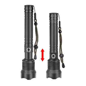 

LED Rechargeable Flashlight Pocketman XHP70 linterna torch 120000 lumens 18650 Battery Outdoor Camping Powerful Led Flashlight