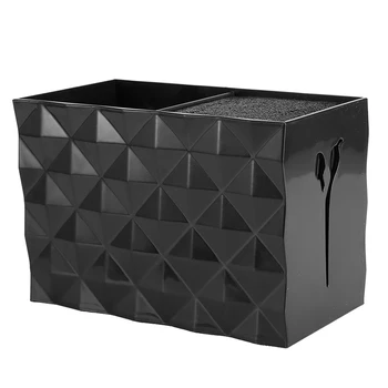 

Black Professional Salon Shear Holder for Stylist Scissors Rack Holder Case Hair Clips Storage Box Hairdressing Combs Organizer