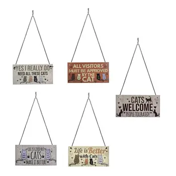 

SOLEDI Wood Portable Wooden Listing House Cafe Wall Hanging Creative Wooden Sign Decor Restaurant Multicolor Multifunctional