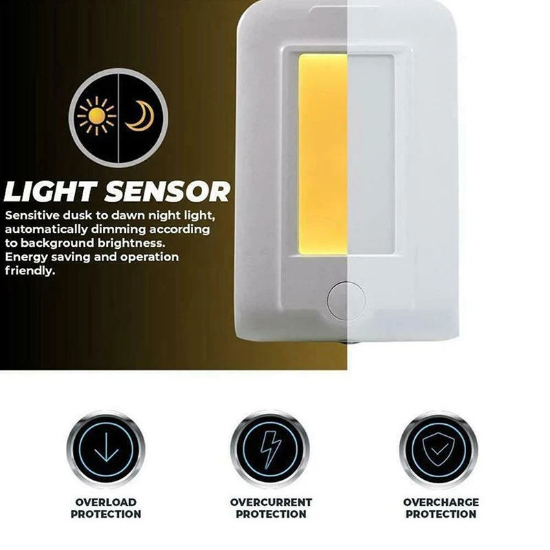 

LED Night Light Double USB Port Wall Outlet Charge Adapter Multifunctional Power Adapter Socket TU-shop