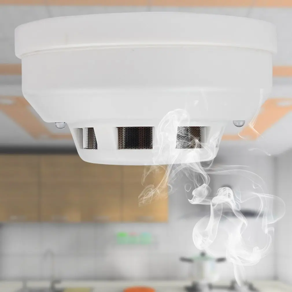 Высокочувствительный детектор дыма беспроводной фотоэлектрический для