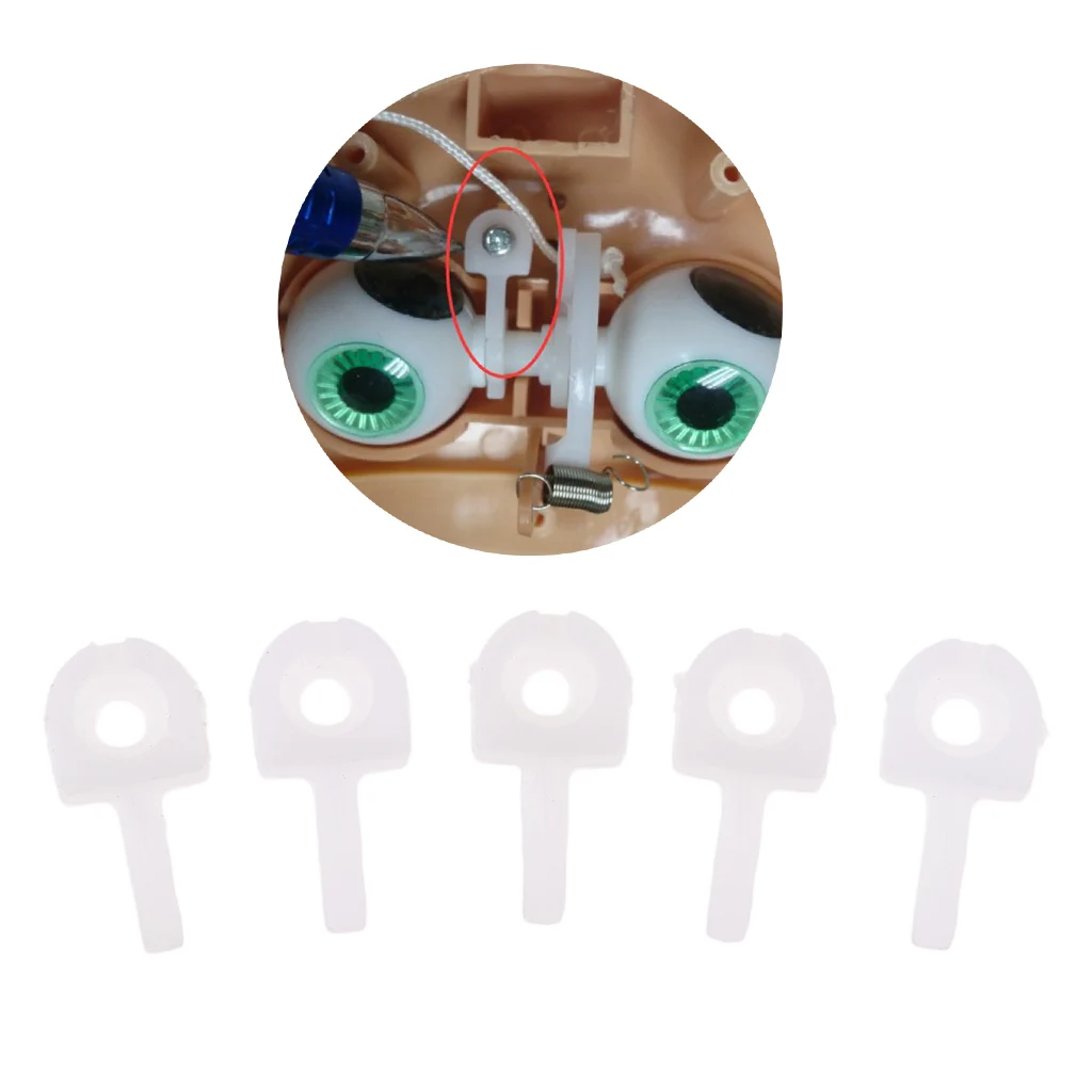 5pcs Eye Mechanism T Fixer Bar for 12inch  RBL Blythe Doll Custom DIY Making Accessories