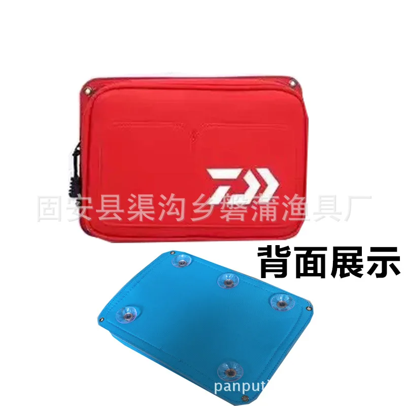 

New Style Fishing Box Velcro Angling Accessories Bag Waterproof Fishing Box Side Pockets Storage Box Fishing Box Side Angling Su