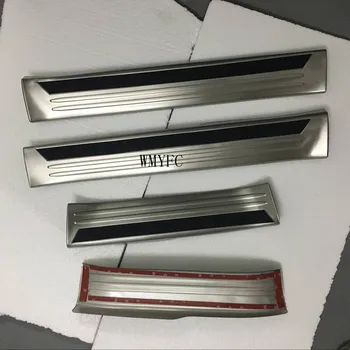 

For Mazda CX-5 CX5 Accessories 2020-2017 Car Inner Door Sill Protector Scuff Plate Trim Stainless Steel Protection Plates Cover