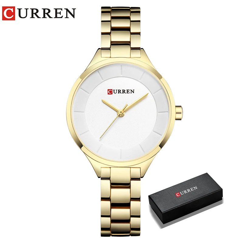 gold white box