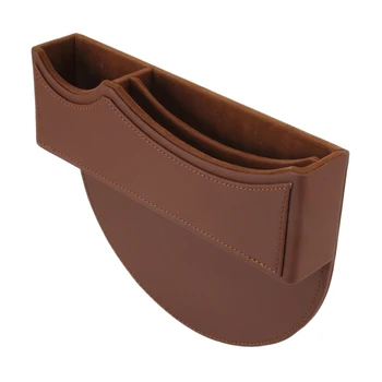 

Seat Storage Box Drinks Rack Sundries Box with Partition
