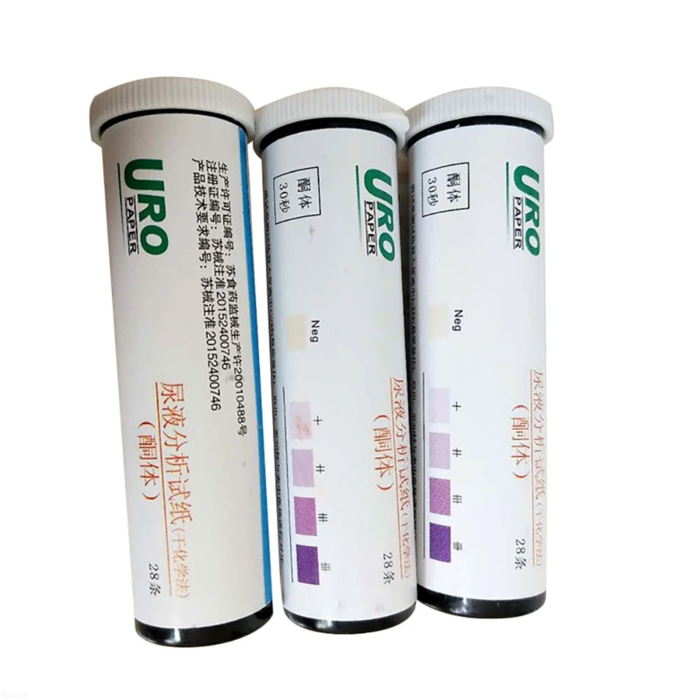 URO 28PCS Keto Test StripS Urine Analysis/Ketostix |Ketosis|Ketone Diet Stick