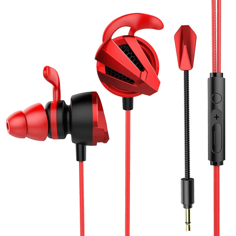 Subwoofer gaming headset 1.2m Wired Earphone Gaming Earbuds In-Ear Earphones With Bendable Mic Stereo For Phone PS4 Xbox Switch (10)