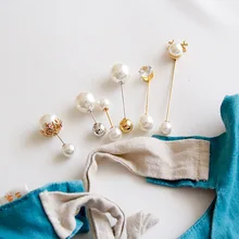 Стиль, Осеннее и зимнее пальто, простая Женская жемчужная трапециевидная брошь с пряжкой, изысканные аксессуары, брошь