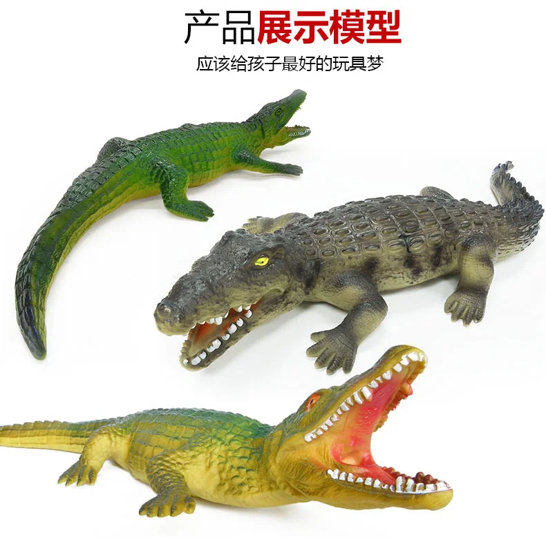 Crocodile Toy Model Plastic Effective Toy Turtle Octopus Oceans Plastic Children