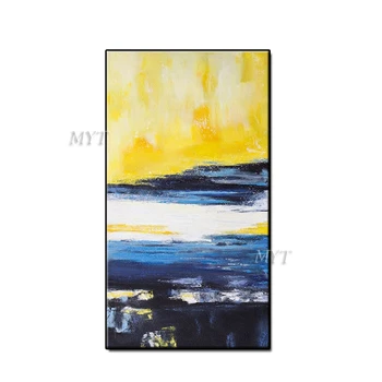 

MYT Abstract Oil Paintings On Canvas Modern Wedding Decor Wall Landscape Pictures Home Decoration 100% Handpainted No Framed