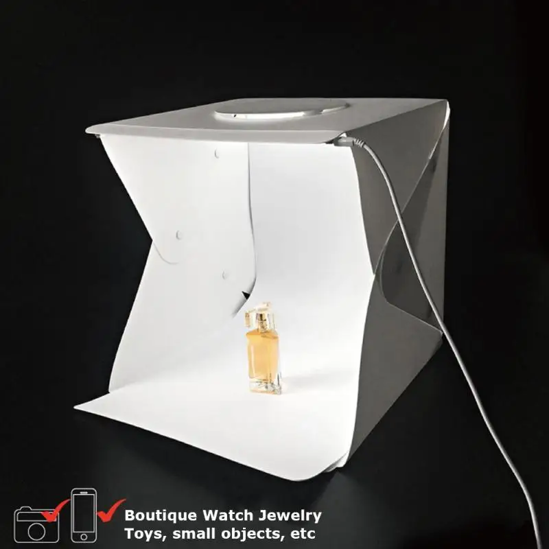 2 светодиодный складной светильник, коробка 30*30 см, 4 цвета, портативный софтбокс для фотостудии, рассеивающий светильник для цифровой зеркальной фотокамеры